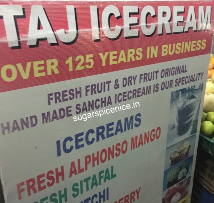 Taj Icecream Review
