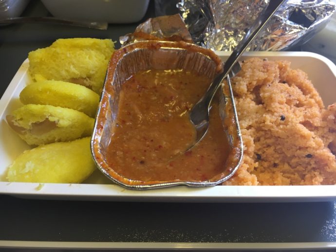Singapore Airlines Indian Breakfast