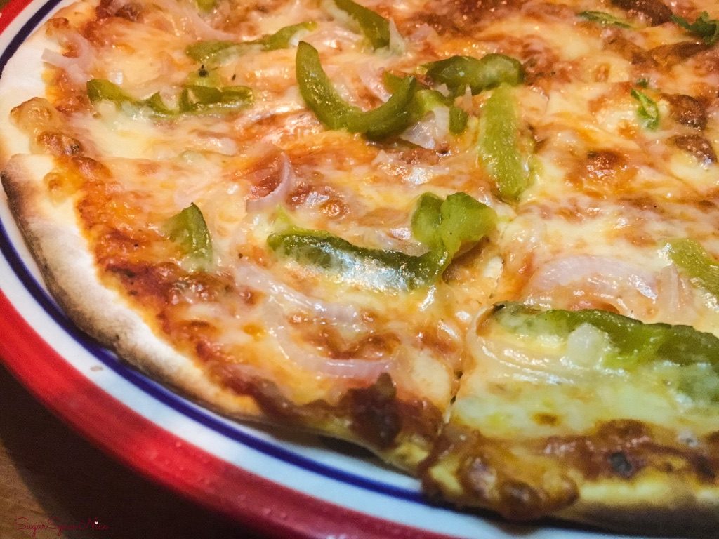 Jamjar Diner Chilli Garlic pizza