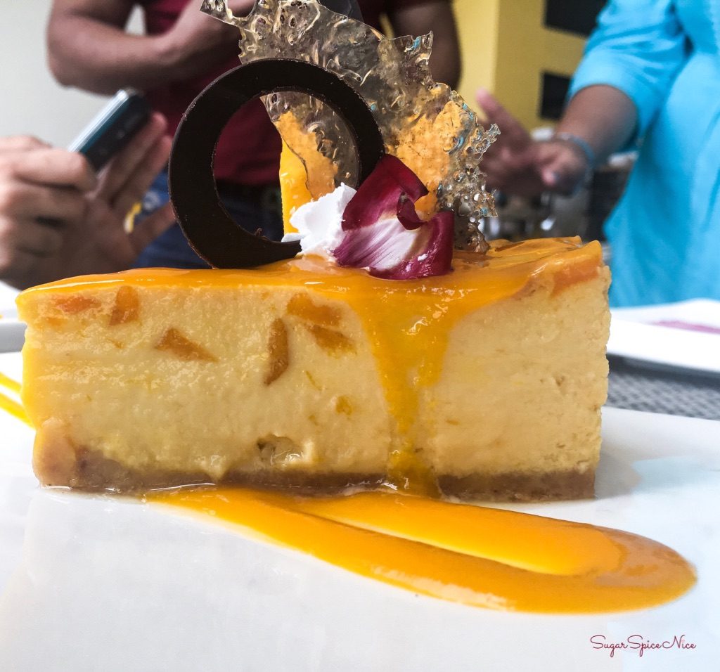 Sin Marine plaza mango cheese cake